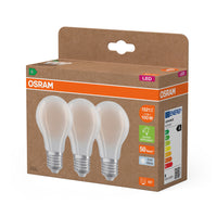 OSRAM LED-lamp, energie-efficiëntieklasse A, gloeidraad, Classic A, 7,2W, 840 mat, E27