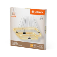 LEDVANCE DECOR Tetragon Pendelleuchte, 23W, 3000K, 2500lm, Warmweiß, Click DIM-LEDVANCE Shop