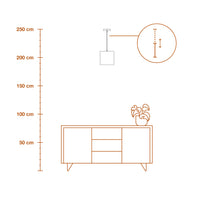 LEDVANCE DECOR Pendelleuchte Decor Cardboard Square braun, E27-LEDVANCE Shop