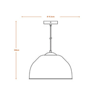 LEDVANCE DECOR Pendelleuchte Decor Camel Bell weiß, E27, 375 mm-LEDVANCE Shop