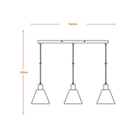 LEDVANCE DECOR Pendelleuchte Decor Raffia Linear grün, 3xE27-LEDVANCE Shop