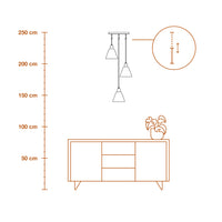 LEDVANCE DECOR Pendelleuchte Decor Raffia Plate grün, 3xE27-LEDVANCE Shop