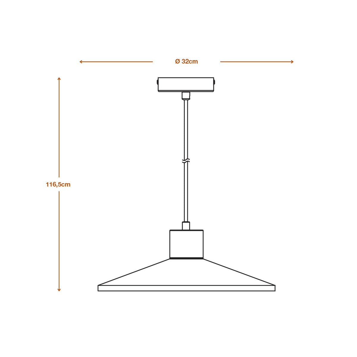 LEDVANCE DECOR Concrete Wood Beton Pendelleuchte, E27, 320 mm, inkl. Leuchtmittel-LEDVANCE Shop