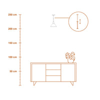 LEDVANCE DECOR Concrete Wood Beton Pendelleuchte, E27, 220 mm-LEDVANCE Shop
