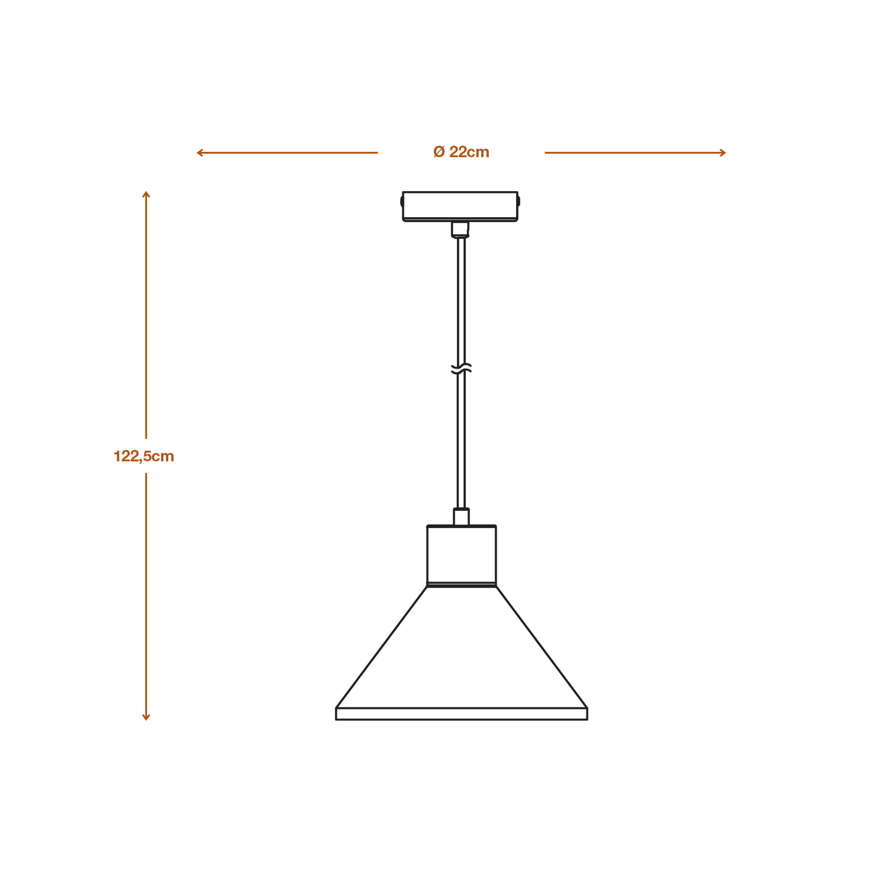 LEDVANCE DECOR Plaster Wood Gips Pendelleuchte, E27, 220 mm-LEDVANCE Shop
