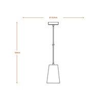 LEDVANCE DECOR Plaster Pendelleuchte, E27, 200 mm-LEDVANCE Shop