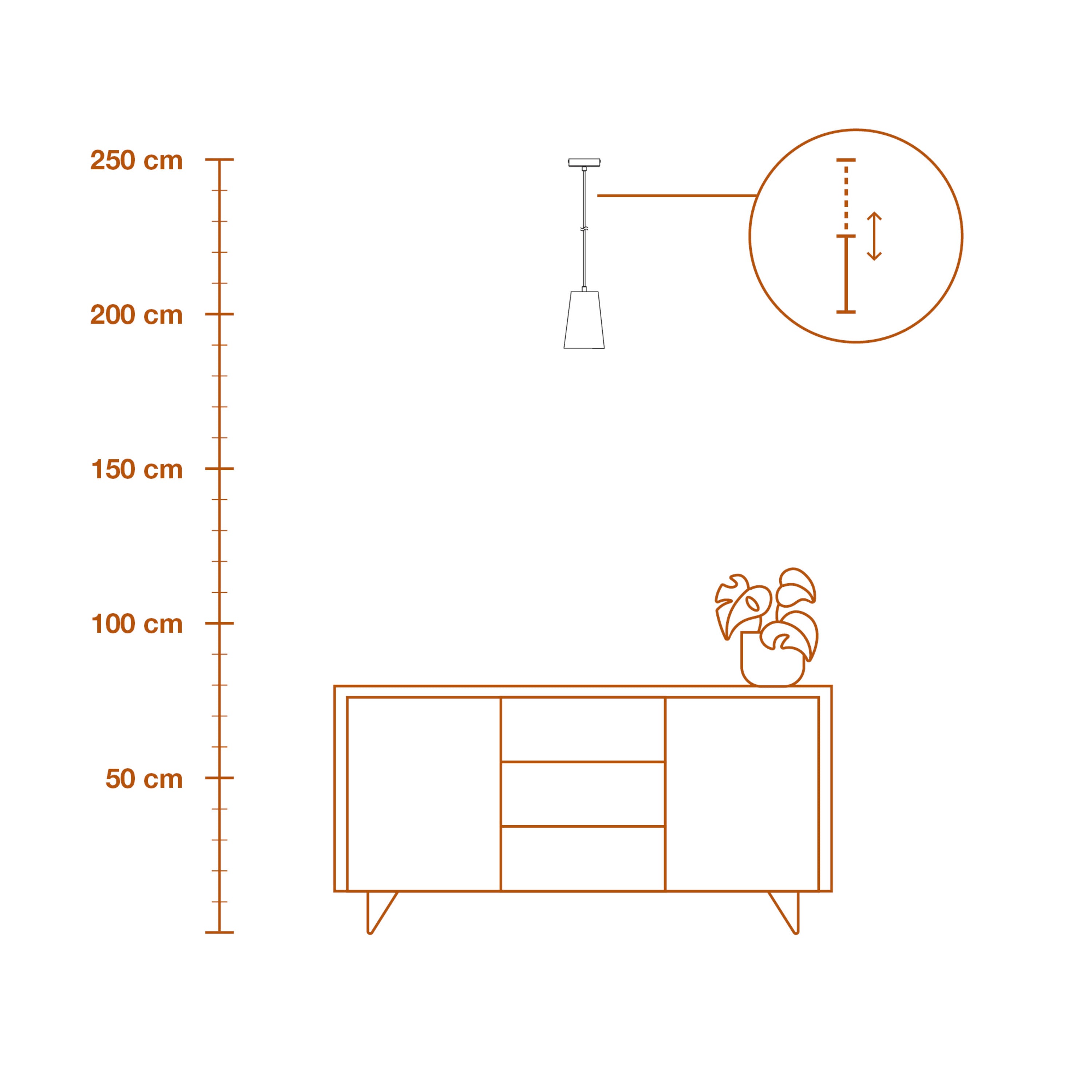 LEDVANCE DECOR Plaster Pendelleuchte, E27, 200 mm-LEDVANCE Shop