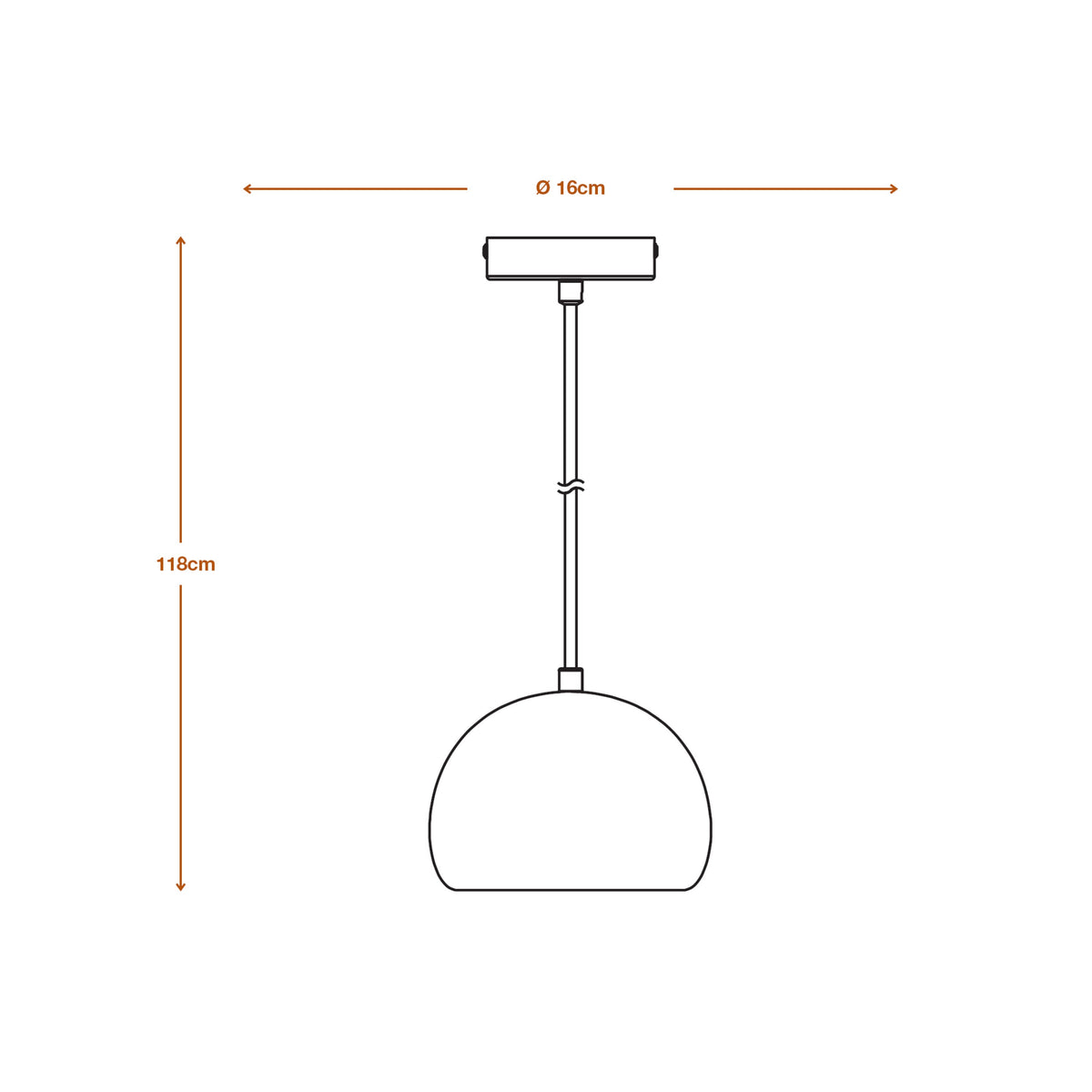 LEDVANCE DECOR Plaster Gips-Leuchte, Pendelleuchte E27, 160 mm, inkl. Leuchtmittel-LEDVANCE Shop