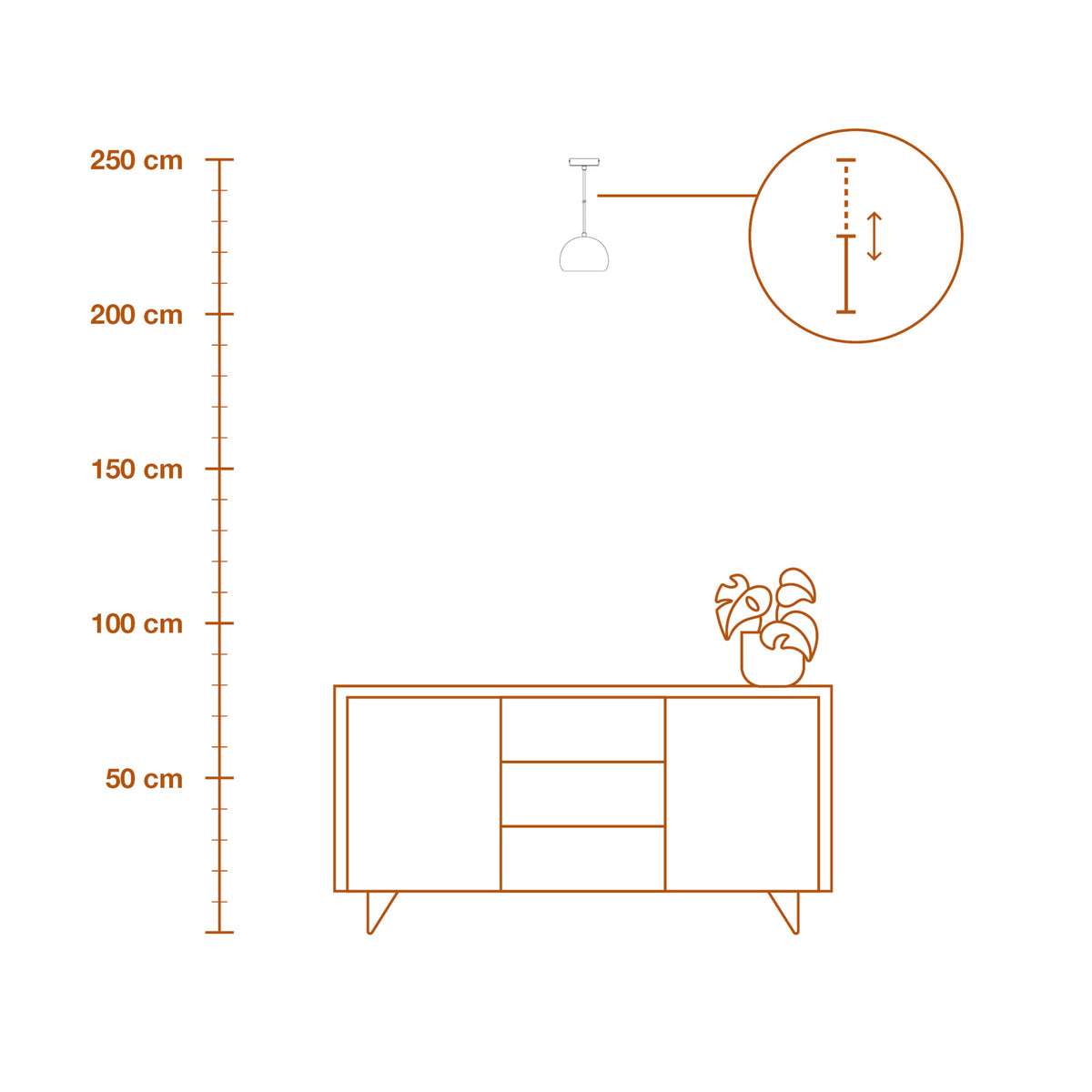LEDVANCE DECOR Plaster Gips-Leuchte, Pendelleuchte E27, 160 mm, inkl. Leuchtmittel-LEDVANCE Shop