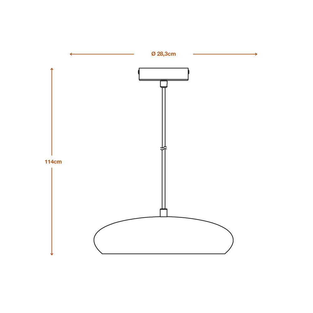 LEDVANCE DECOR Plaster Gips-Leuchte Pendelleuchte, E27, 283 mm-LEDVANCE Shop