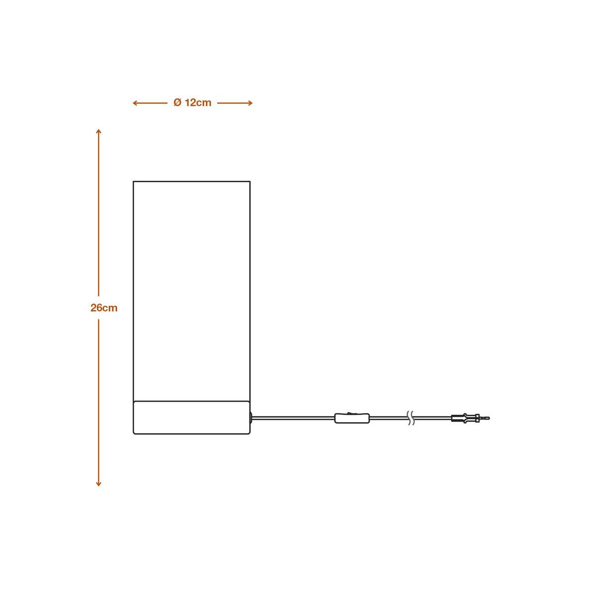 LEDVANCE DECOR Tischleuchte Decor Felt Weaving Tube grau, E14, inkl. Leuchtmittel-LEDVANCE Shop