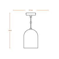 LEDVANCE DECOR Pill Pendant hanglamp 1xE27 Wit