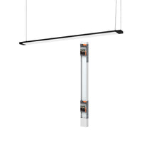 LEDVANCE Office Line Slab, platte kantoorplafondlamp, 1,2 m, 40 W, 4100 lm, 4000 K, 840 koudwit, 3-traps dimbaar, zwart aluminium, IP20