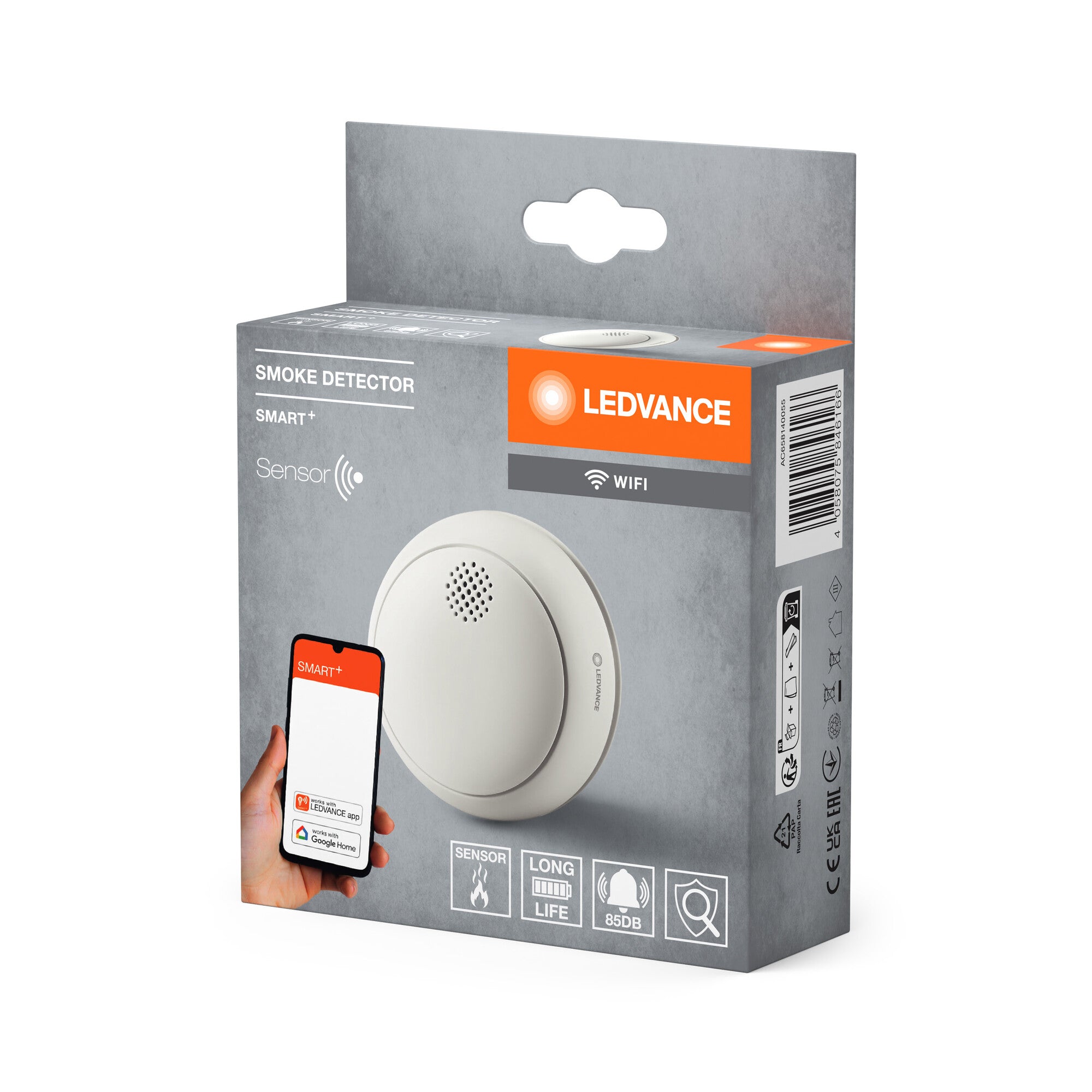 LEDVANCE Wifi SMART+ smarter Rauchmelder, Weiß-LEDVANCE Shop
