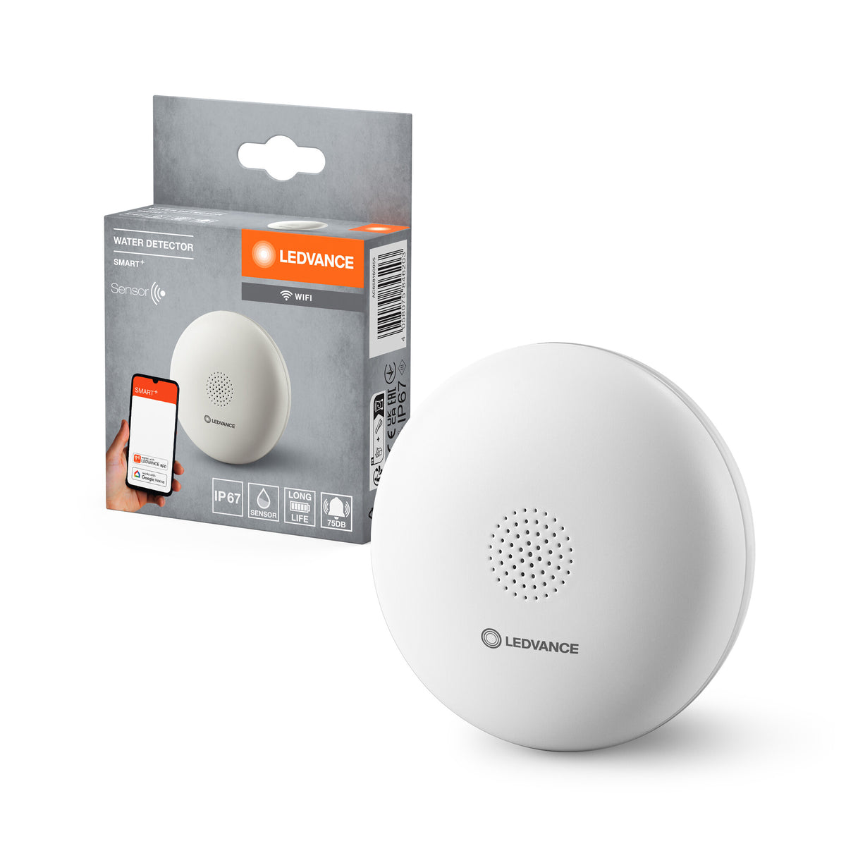 LEDVANCE Wifi SMART+ smarter Wasser-Detektor, Wasserlecksensor, Weiß-LEDVANCE Shop