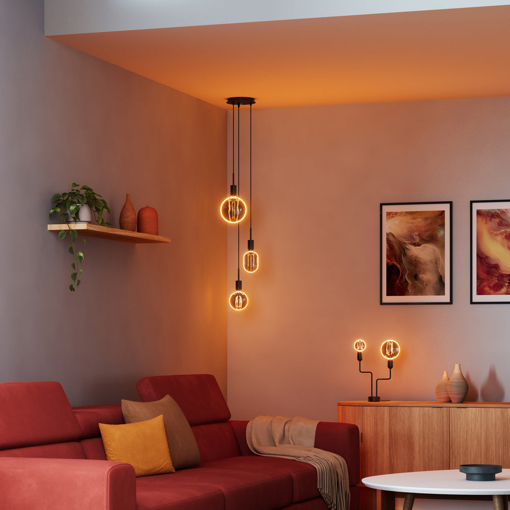 OSRAM VINTAGE 1906® LED Lampe LED CLASSIC GLOBE130 O - Form FILAMENT 4W 818 Smoke E27, 110 lm, 1800 K, Comfort warm white-LEDVANCE Shop