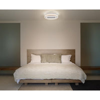 OSRAM LED plafondventilator vierkant 55W CCT wit 3000K-6500K