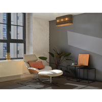OSRAM DECOR Plafondlamp Decoratief Karton Ovaal Bruin, 3xE27