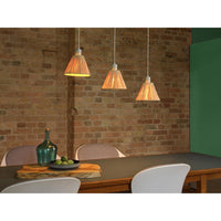 LEDVANCE DECOR Hanglamp Decor Raffia Lineair Groen, 3xE27