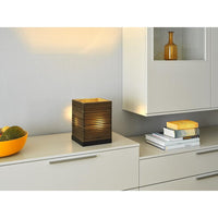 OSRAM DECOR Tischleuchte Decor Cardboard Square braun, E27