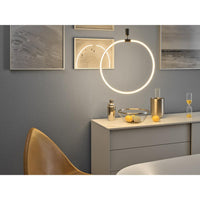 OSRAM DECOR Aura Pendelleuchte Vertical, 18W, 3000K, 2000lm, Click DIM