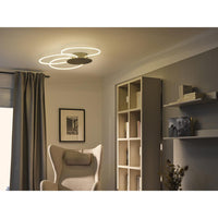 OSRAM DECOR Aura plafondlamp, 21W, 3000K, 2200lm, klikdimfunctie