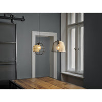 LEDVANCE DECOR Hanglamp met kooibel, zwart/bruin, E27