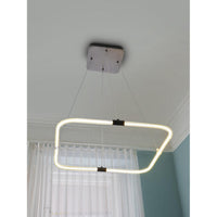 OSRAM DECOR Tetragon hanglamp, 18W, 3000K, 2000lm, warm wit, klikdimfunctie