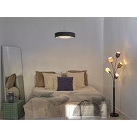 OSRAM DECOR Viltcilinder Hanglamp Donkergrijs, 28W, 830mm