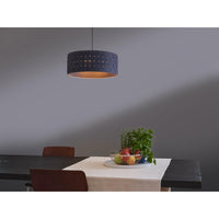 OSRAM DECOR Hanglamp Decor Viltweefsel donkergrijs, 3xE27