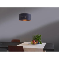 OSRAM DECOR hanglamp Decor Viltweefsel grijs, E27, 380 mm