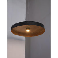 LEDVANCE DECOR Plaatpendellamp E27 hanglamp Zwart Hout LEDVANCE DECOR