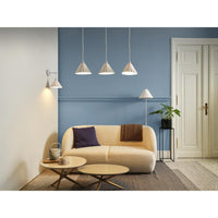 LEDVANCE DECOR hanglamp, 3 lampen, Decor Pulp wit, E14