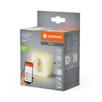 LEDVANCE Wifi SMART+ NACHTLAMPJE met EU-stekker, draadloos stopcontact en nachtlampje, wit