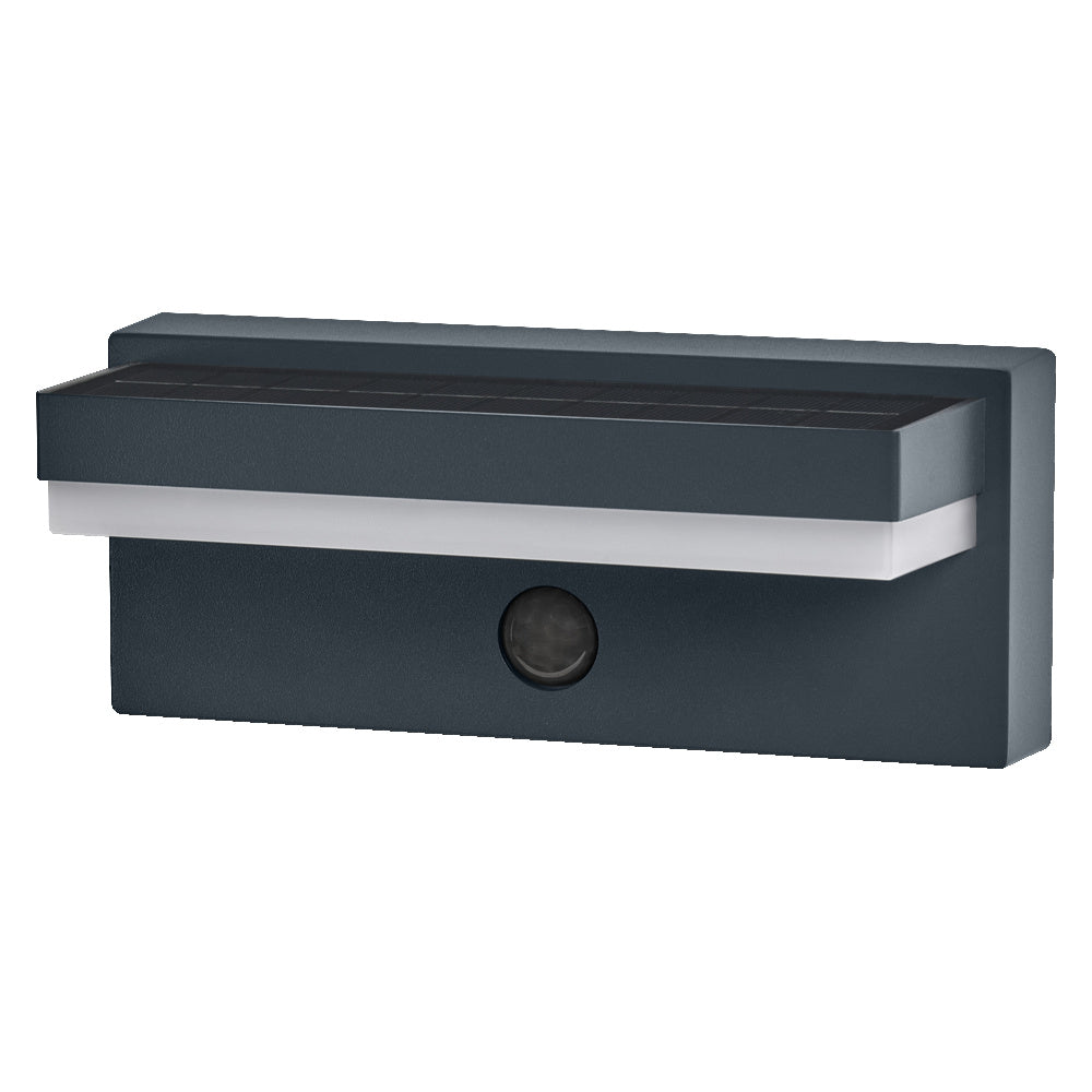 ENDURA STYLE SOLAR+USB ROBUST SENSOR Wall  IP54 USB Dark Grey