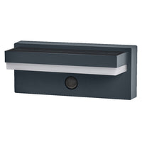 ENDURA STYLE SOLAR+USB ROBUST SENSOR Wall  IP54 USB Dark Grey