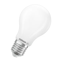 OSRAM LED-LAMPEN ENERGIEKLASSE A ENERGIE-EFFICIËNTIE FILAMENT CLASSIC A in A-vorm, LED-lamp, loodvrij glas, mat, 3,8 W, 806 lm, koudwit, energie-efficiëntieklasse: A