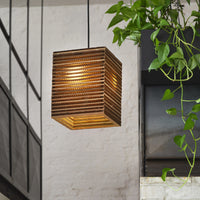 LEDVANCE DECOR Hanglamp Decor Kartonnen Vierkant Bruin, E27
