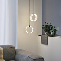LEDVANCE DECOR Ronde hanglamp, 2 pendels, 14W, Klik CCT Zwart