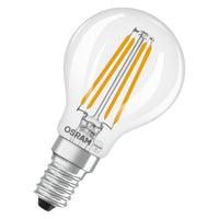 OSRAM LED CLASSIC P ENERGIE-EFFICIËNTIE A in P-vorm, LED-lamp, loodvrij glas, helder, 2,2 W, (ex 40 W), 470 lm, warmwit, 2700 K, energie-efficiëntieklasse: A, CRI 80, set van 2