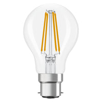 OSRAM LED-lamp LED Retrofit CLASSIC A 6,5W 827 Clear B22d, 806 lm, 2700 K, warm wit