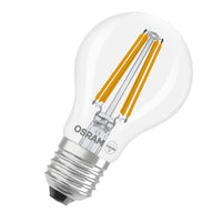 OSRAM LED LAMPS ENERGY CLASS A ENERGY EFFICIENCY FILAMENT CLASSIC A in A-Form, LED-Lampe, Bleifreies Glas, Klar, 7,2 W, 1521 lm, Warmweiß, Energieeffizienzklasse: A