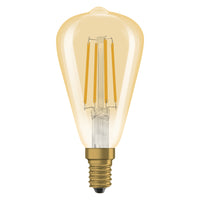 OSRAM Vintage 1906® LED Classic Edison dimbaar 4,8W 822 Goud E14 1