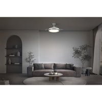 Ceiling Fan Retractable 1070 66W White