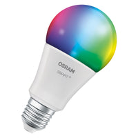 OSRAM SMART+ MATTER Classic shapes Multicolor in A-vorm, LED-lamp, mat, 14 W, 1521 lm, van 2700 tot 6500 K, Matter, compatibel met smart speakers, dimbaar
