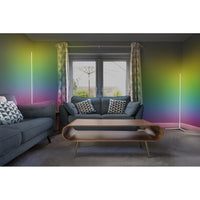 OSRAM Matter SMART+ Floor Corner Slim vloerlamp, met afstandsbediening, wit, 1400 mm, RGB + Tunable White (TW)