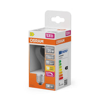 OSRAM LED Lampe LED Retrofit CLASSIC A DIM 2.2W 827 Clear E27, 250 lm, 2700 K, Warmweiß