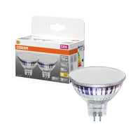 OSRAM SPOT MR16 GL 50 LED-reflectorlamp, 6,5W, 630lm, GU5.3, warm wit