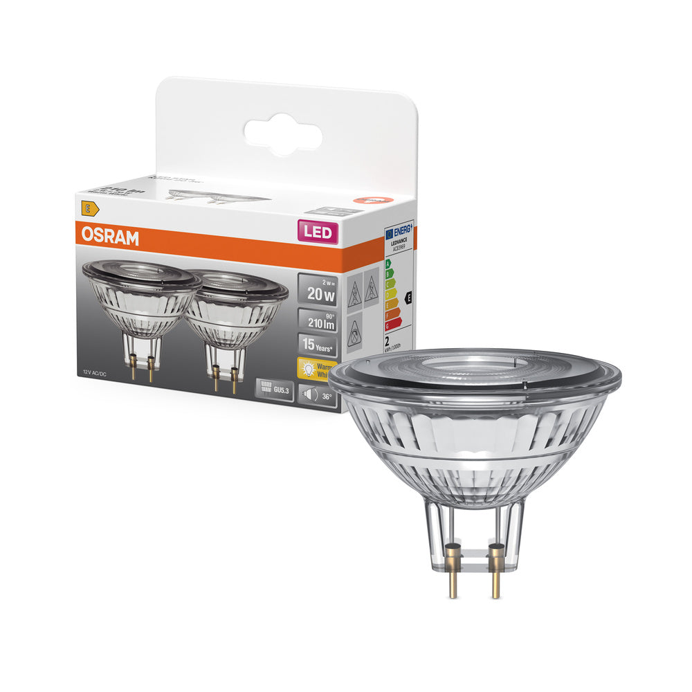 OSRAM LED-STER MR16 12V 2W 827 GU5.3