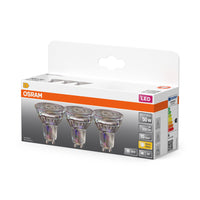 OSRAM LED-reflectorlamp LED STAR PAR16 4,3W 827 GU10 350 lm, 2700 K, warm wit, 3-pack